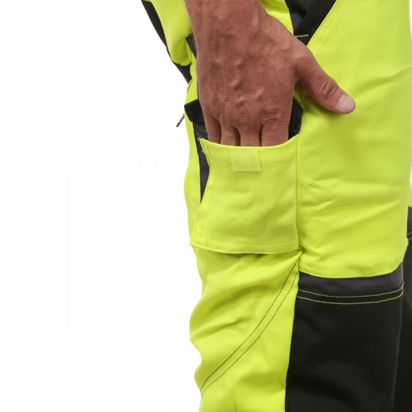 Schnittschutzbundhose gelb/grau - Schnittschutzbekleidung der Klasse 2