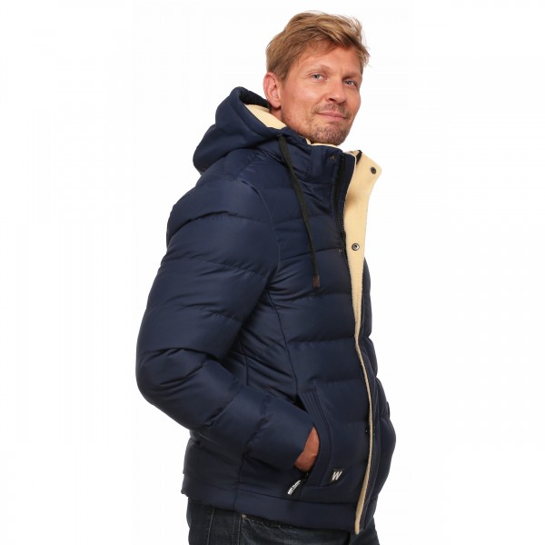 Winterjacke blau
