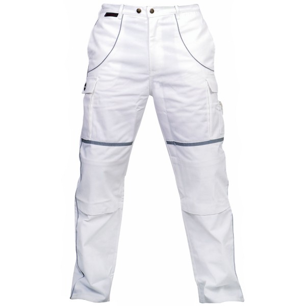 Weiße Arbeitshose Premium Line Charlie Barato