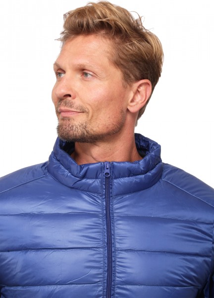 Mikro-Daunen-Jacke royalblau