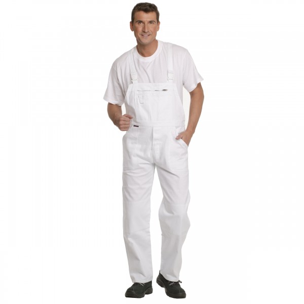 Latzhose weiß - Malerhosen