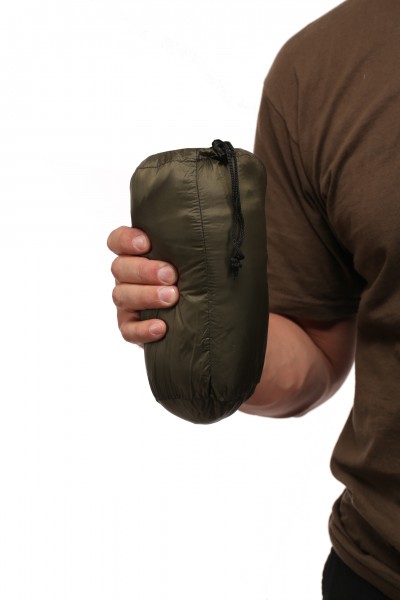 Mikro-Daunen-Weste oliv