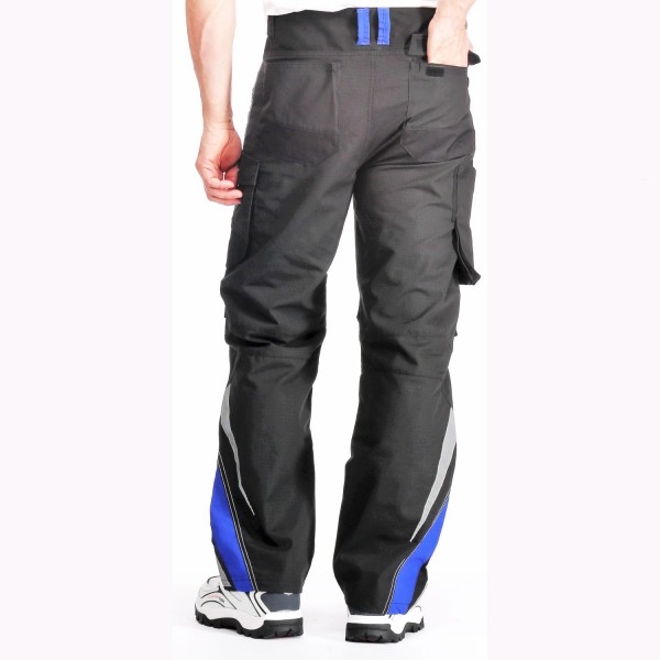 Arbeitshose schwarz/blau für Handwerker
