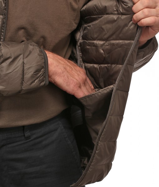 Mikro-Daunen-Jacke oliv