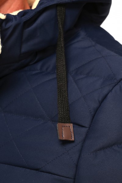Winterjacke blau