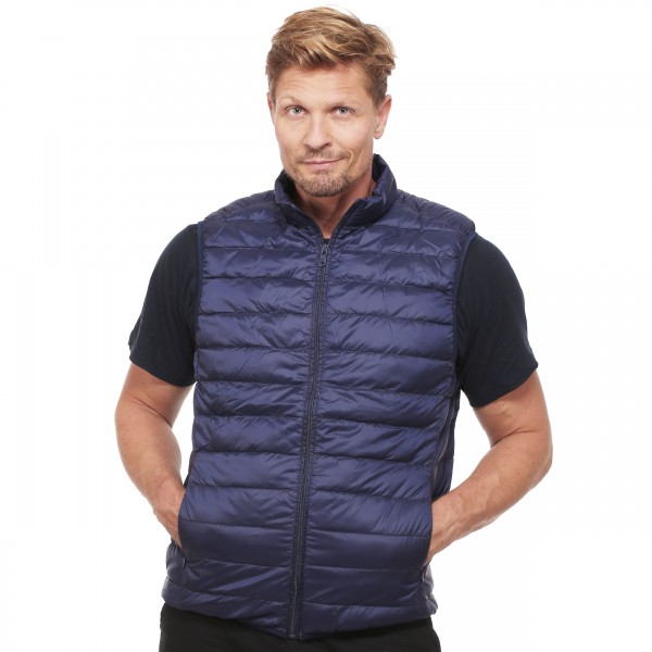 Mikro-Daunen-Weste navy