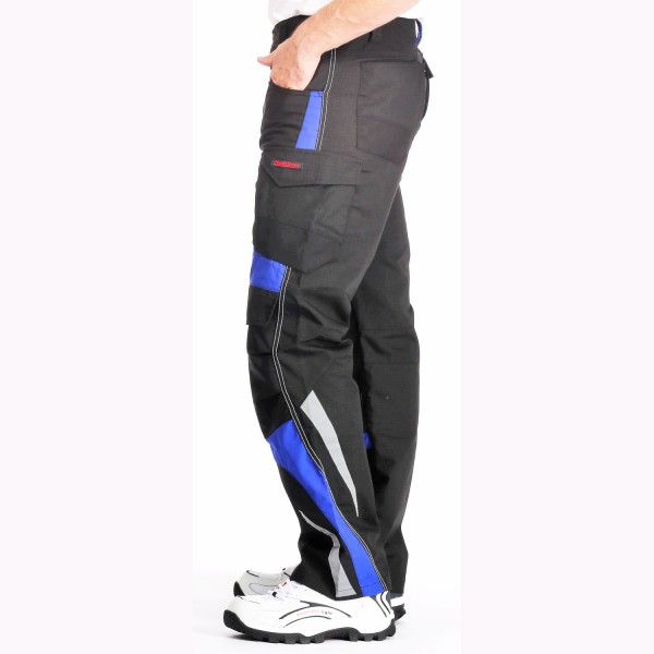 Arbeitshose schwarz/blau für Handwerker