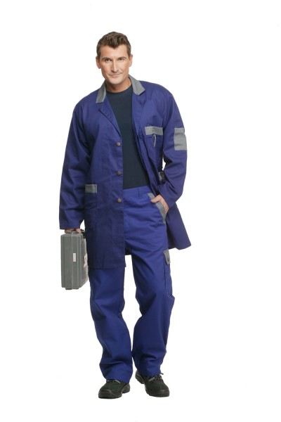 Arbeitsmantel Profi Line Charlie Barato kornblau