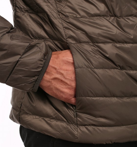 Mikro-Daunen-Jacke oliv