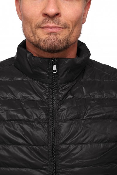 Mikro-Daunen-Weste schwarz