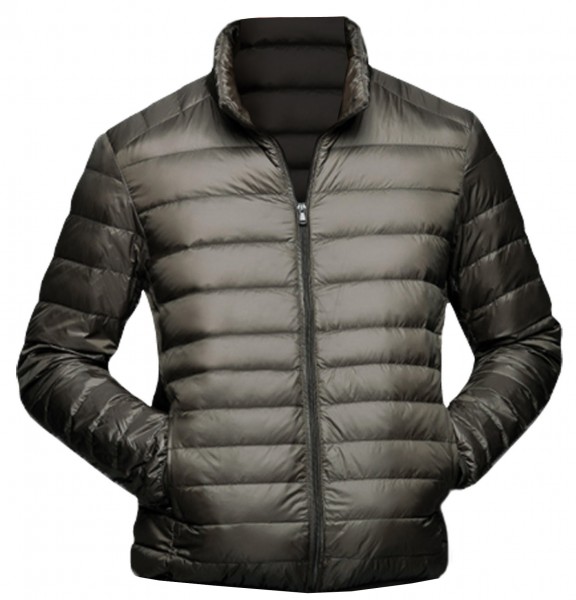 Mikro-Daunen-Jacke oliv