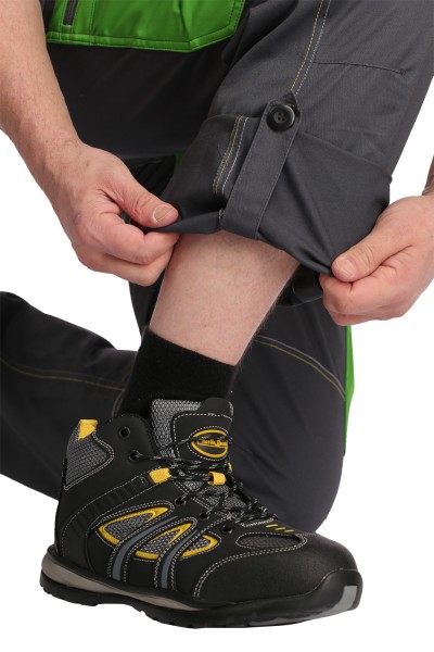 Arbeitshose Charlie Barato® grau/grün