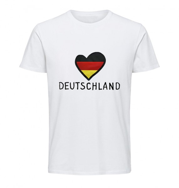 Deutschland Fan-Shirt, 100% Baumwolle