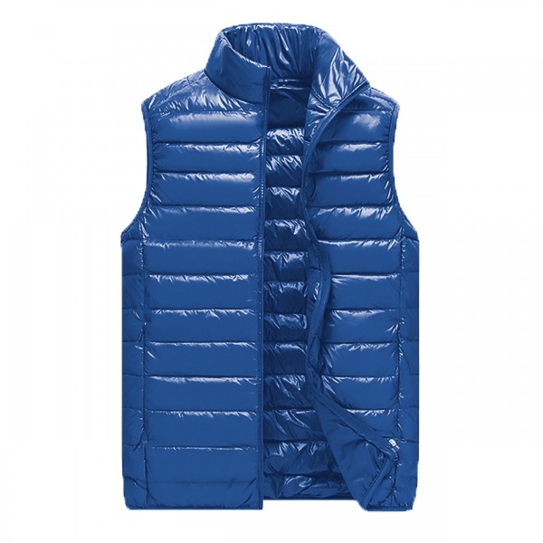Mikro-Daunen-Weste royalblau