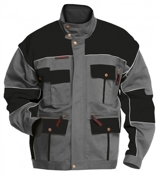 Arbeitsjacke 2in1 Charlie Barato® grau/schwarz