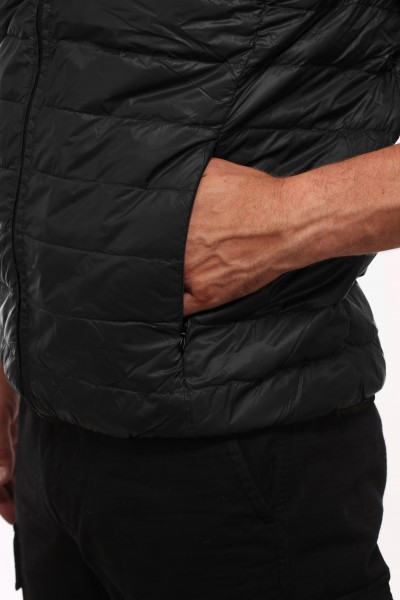 Mikro-Daunen-Weste schwarz