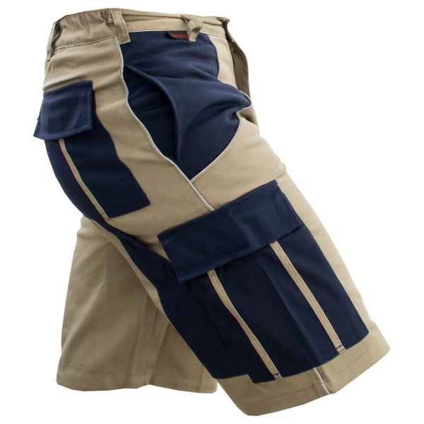 Shorts Charlie Barato® beige/blau Premium Line