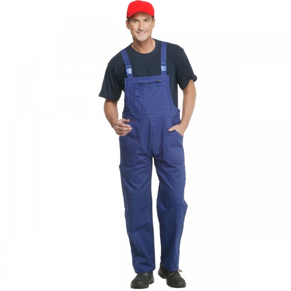 Latzhose kornblau - klassische Arbeitshosen
