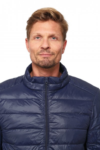 Mikro-Daunen-Jacke navy
