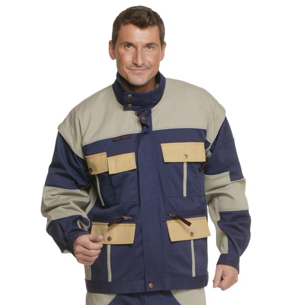 Bundjacke 2in1 hydronblau/beige - Arbeitsjacke