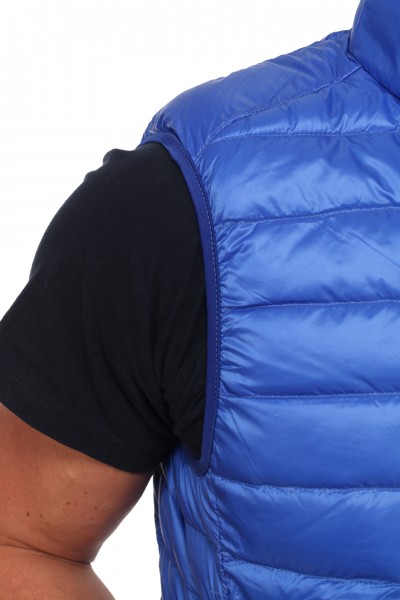 Mikro-Daunen-Weste royalblau