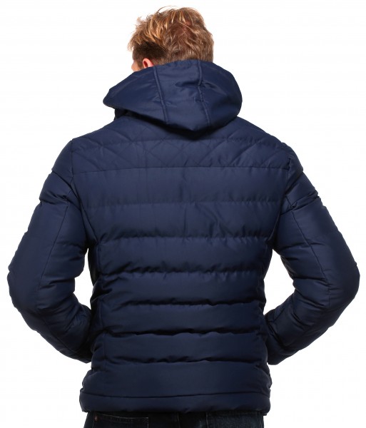 Winterjacke blau