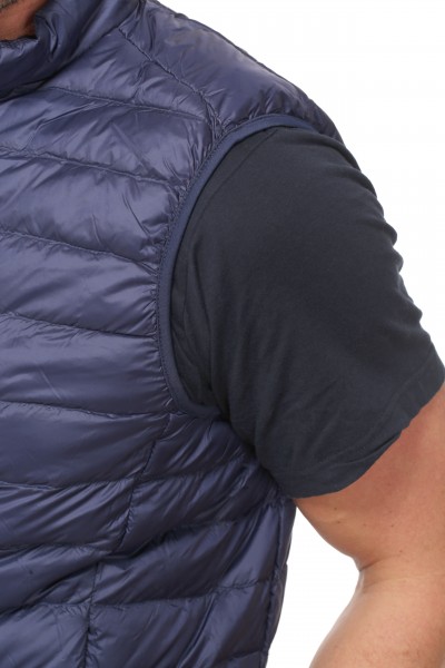 Mikro-Daunen-Weste navy