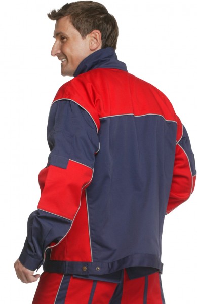 Bundjacke 2in1 hydronblau/rot - Arbeitsjacke