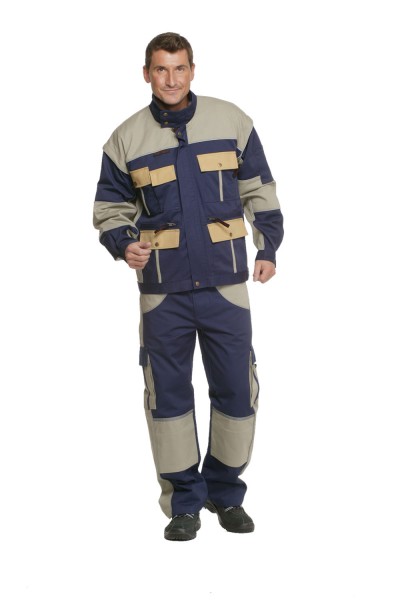 Bundjacke 2in1 hydronblau/beige - Arbeitsjacke