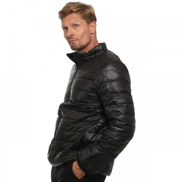 Mikro-Daunen-Jacke schwarz