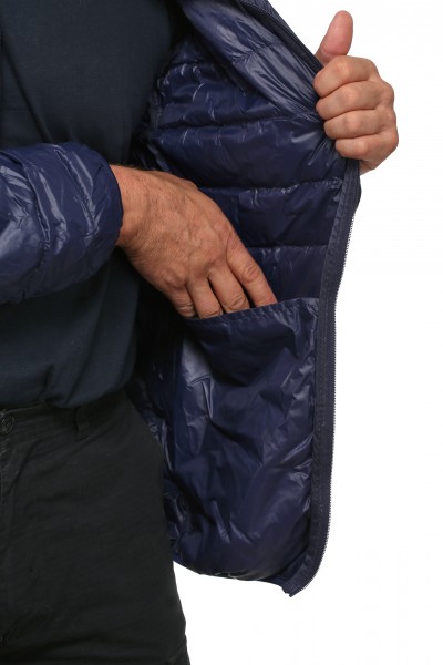 Mikro-Daunen-Jacke navy