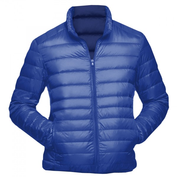 Mikro-Daunen-Jacke royalblau