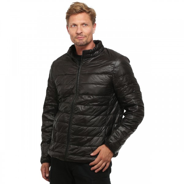 Mikro-Daunen-Jacke schwarz