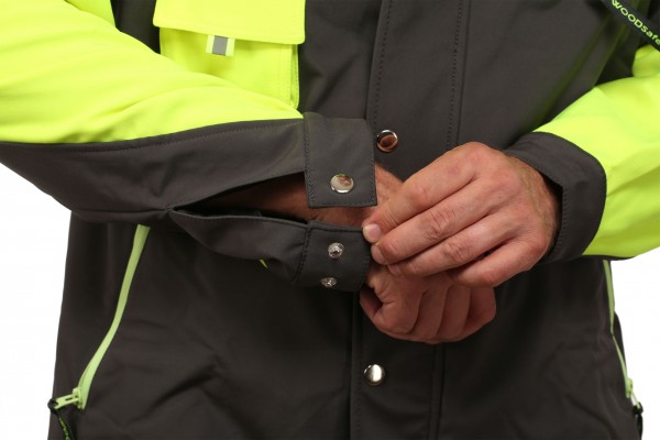 Waldarbeiterjacke gelb/grau - Schnittschutzbekleidung