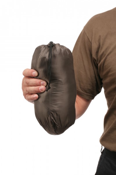 Mikro-Daunen-Jacke oliv