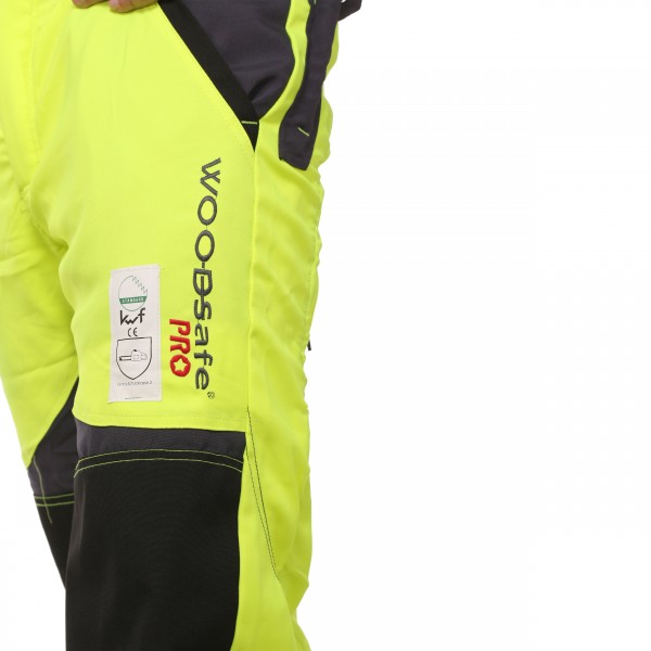 Schnittschutzbundhose gelb/grau - Schnittschutzbekleidung der Klasse 2
