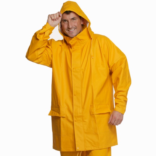 PU-Regenjacke gelb