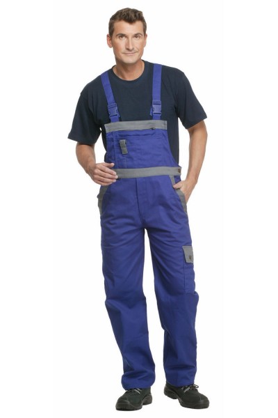 Latzhose Profi Line kornblau/grau - Arbeitshose