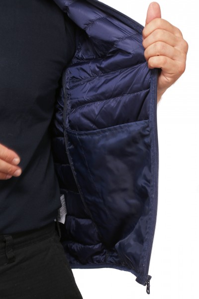 Mikro-Daunen-Weste navy