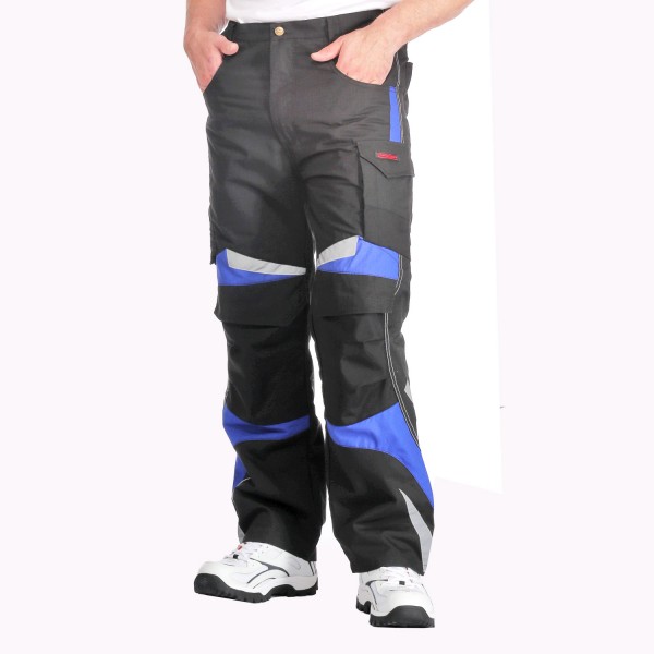 Arbeitshose schwarz/blau für Handwerker
