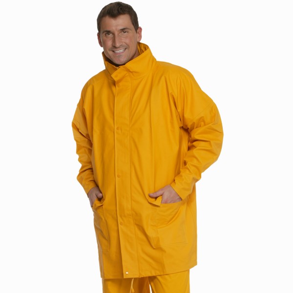 PU-Regenjacke gelb