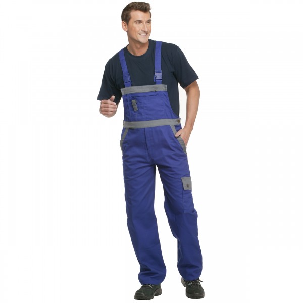 Latzhose Profi Line kornblau/grau - Arbeitshose
