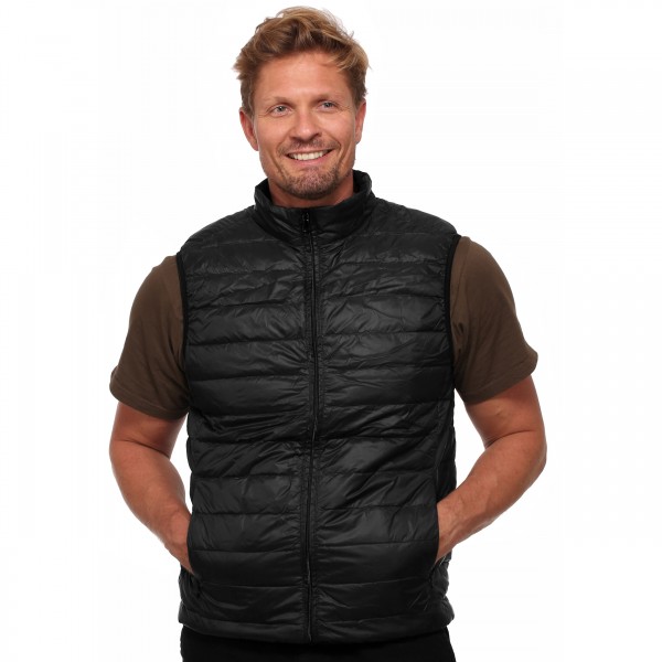 Mikro-Daunen-Weste schwarz