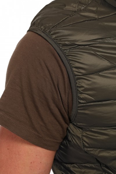 Mikro-Daunen-Weste oliv