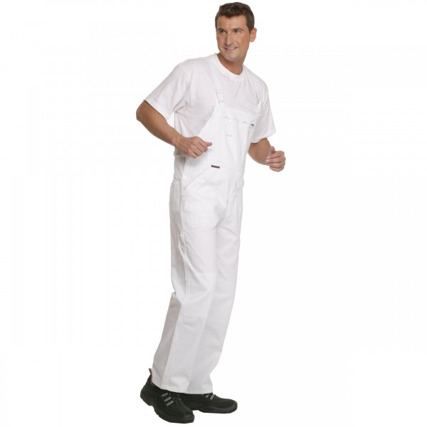 Latzhose weiß - Malerhosen
