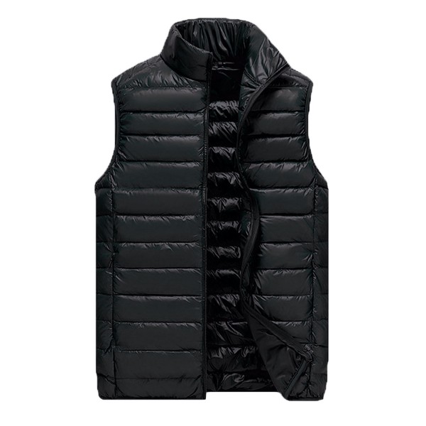 Mikro-Daunen-Weste schwarz