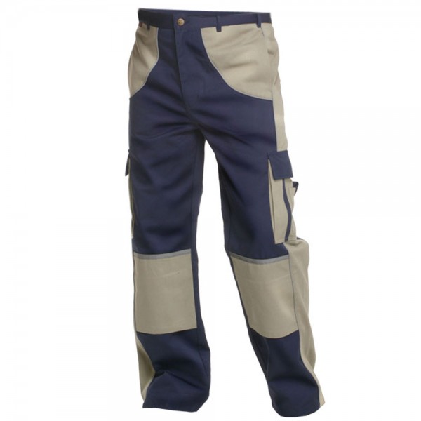 Bundhose Premium Line Charlie Barato® hydronblau/beige