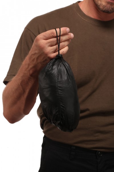 Mikro-Daunen-Weste schwarz