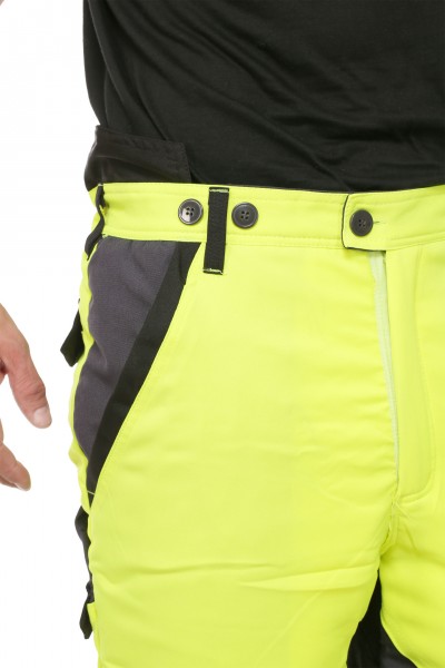 Schnittschutzbundhose gelb/grau - Schnittschutzbekleidung der Klasse 2